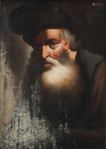 Altmeister 19. Jahrhundert Herrenbildnis, portrait of an elderly man, 19th century,Alt