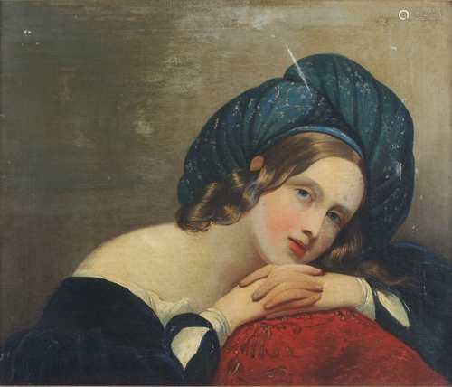 Altermeister 18. Jahrhundert Damenportrait, portrait of woman, 18th century,Altermeist