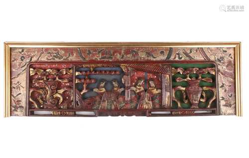 Holzrelief, China 1. Hälfte 20. Jahrhundert, chinese wood carving,Holzrelief, China 1