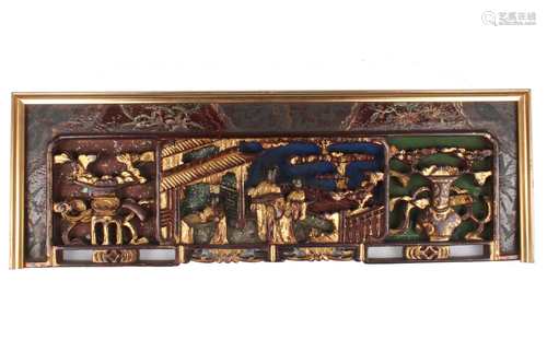 Holzrelief, China 1. Hälfte 20. Jahrhundert, chinese wood carving,Holzrelief, China 1