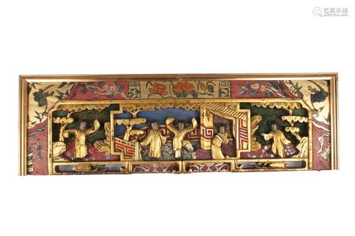 Holzrelief, China 1. Hälfte 20. Jahrhundert, chinese wood carving,Holzrelief, China 1