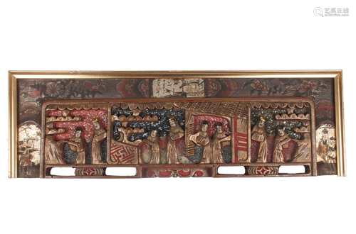 Holzrelief, China 1. Hälfte 20. Jahrhundert, chinese wood carving,Holzrelief, China 1