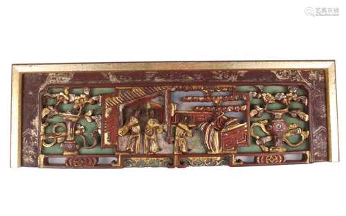 Holzrelief, China 1. Hälfte 20. Jahrhundert, chinese wood carving,Holzrelief, China 1