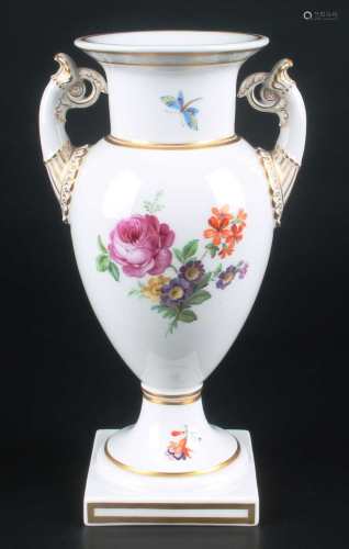 KPM Berlin Amphore Henkelvase, vase with handles,KPM Berlin Amphore Henkelvase, vase w