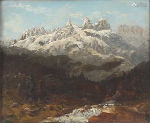 August Seidel (1820-1904) Hochgebirge, highlands,August Seidel (1820-1904) Hochgebirge