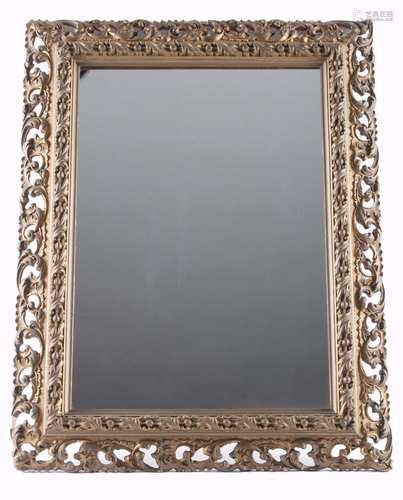 Florentiner Bilderrahmen, florentine wooden frame with mirror,Florentiner Bilderrahmen