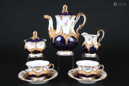 Meissen B-Form Dejeuner, coffee set,Meissen B-Form Dejeuner, coffee set,Porzella