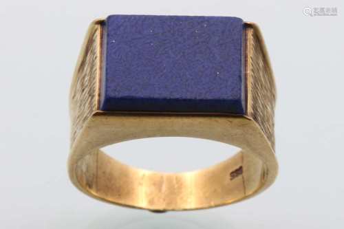 585 Gold Lapislazuli Ring, gold ring,585 Gold Lapislazuli Ring, gold ring,GG 585