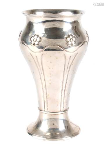 Jugendstil Silber Vase, denmark silver vase art nouveau,Jugendstil Silber Vase, denmar