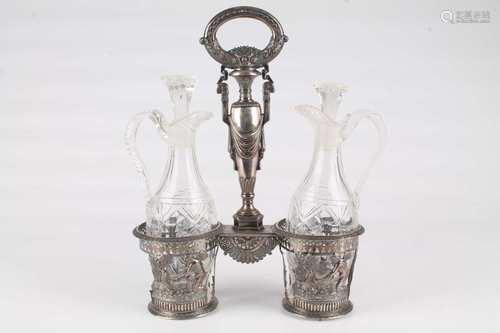 Empire Silber Huiliere 19. Jahrhundert, silver menage 19th century,Empire Silber Huili