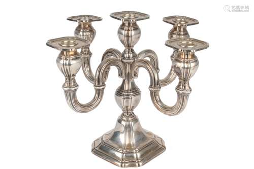 Johann Beck - 800 Silber Kerzenleuchter, silver candlestand,Johann Beck - 800 Silber K