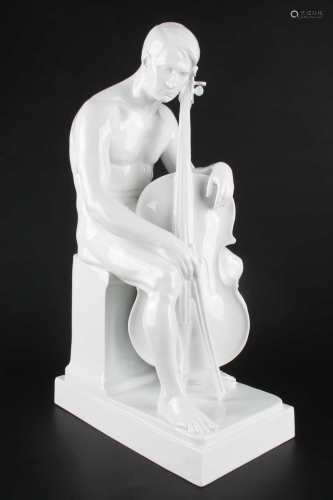 Rosenthal große Porzellanfigur Träumerei von Karl Himmelstoss, porcelain sculpture dreamery,/