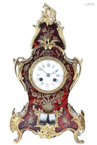 Boulle Uhr Frankreich 19. Jahrhundert, french boulle clock 19th centuryBoulle Uhr Fran