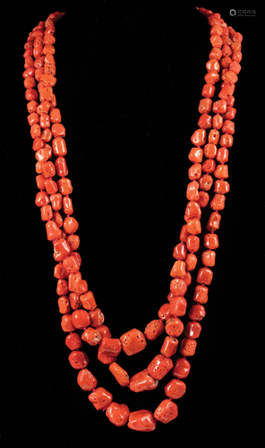 Mish New York Gold and Coral Necklace