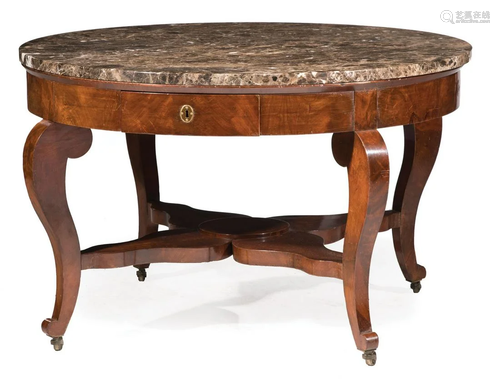 French Restauration Center Table