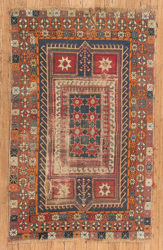 Antique Caucasian Rug