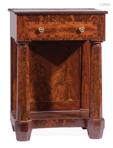 Rare American Classical Mahogany Podium Stand