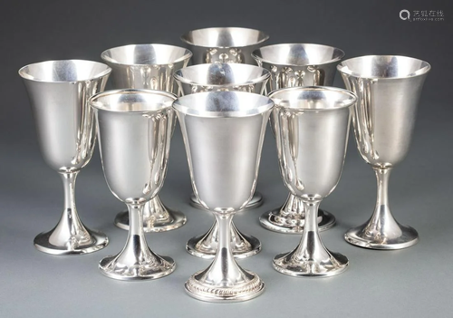 American Sterling Silver Goblets