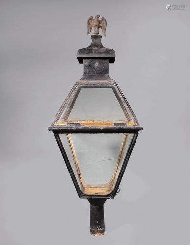 Large Tole Peinte Lantern