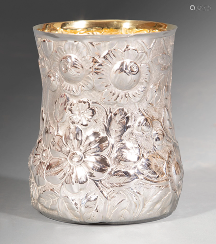 Galmer Sterling Silver Repousse Julep Cup