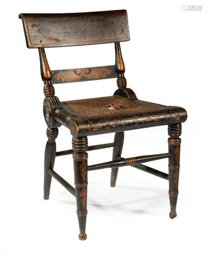 American Painted and Stenciled Fancy Chair