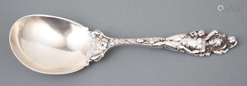 Reed & Barton Sterling Silver Berry Serving Spoon