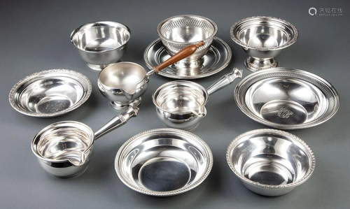 Group of American Sterling Silver Small Bowls