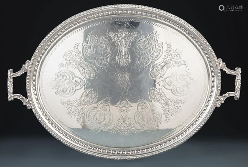 Mappin & Webb Silverplate Tea Tray