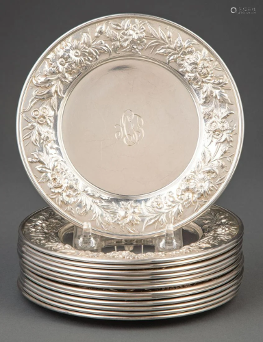S. Kirk & Son Sterling Silver Bread Plates