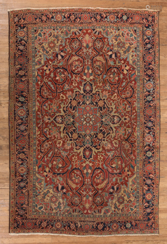 Antique Heriz Carpet