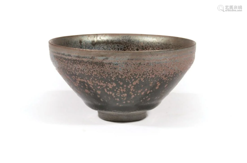 Chinese Temmoku Glazed Stoneware Tea Bowl
