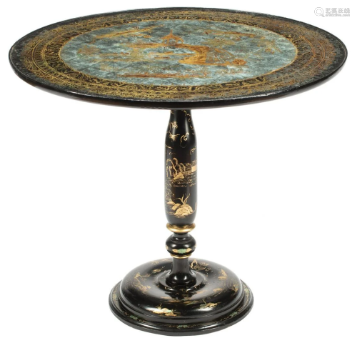 Chinoiserie Lacquered Table