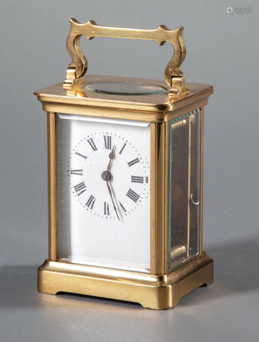 French Brass Carriage Clock