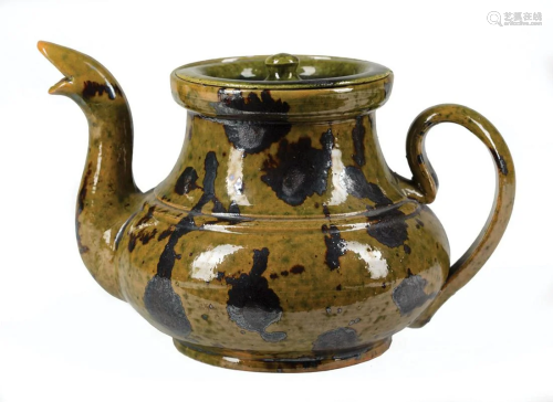 George Ohr Art Pottery Teapot