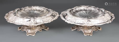 Gorham Sterling Silver Repousse Tazzas