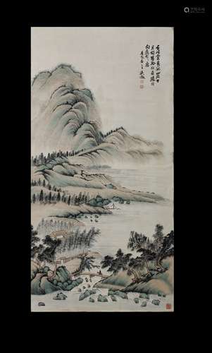 ZHANG DAQIAN: LANDSCAPE SCROLL