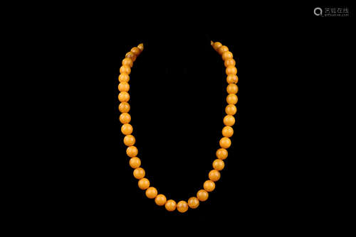 AMBER BEAD NECKLACE