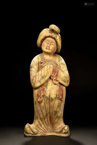 SANCAI PAINTED LADY FIGURE