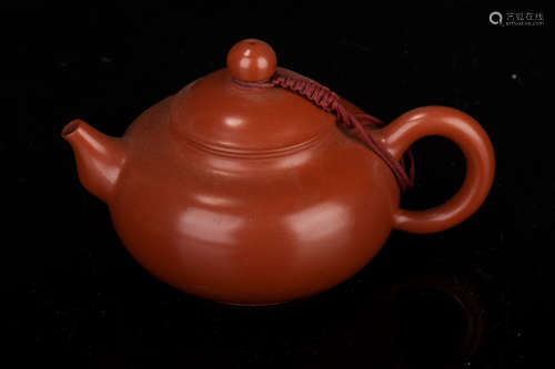 YIXING ZISHA ORANGE CLAY TEAPOT