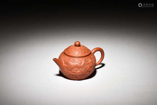 YIXING ZISHA 'DRAGON' TEAPOT