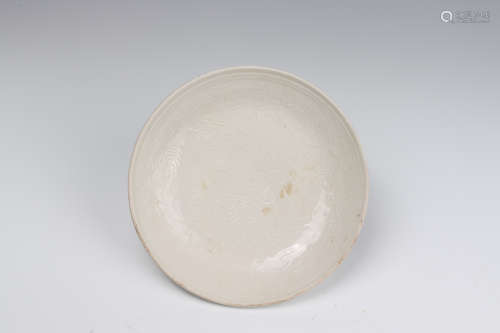 Ding Kiln Engraved Porcelain Plate