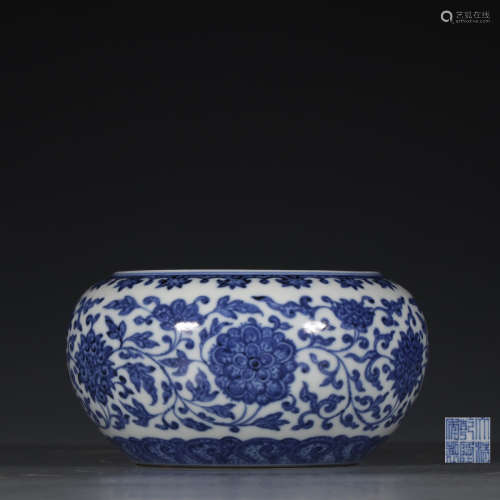 Blue And White Porcelain Water Washer