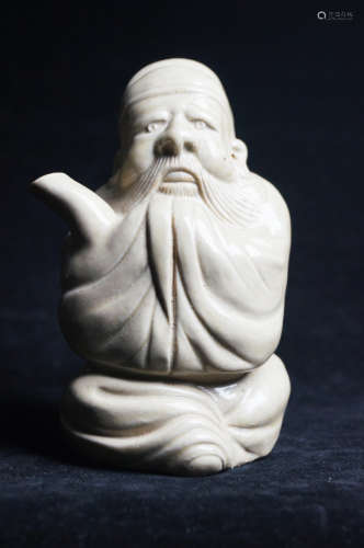 Ding Kiln Porcelain Statue