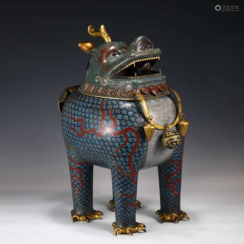 Cloisonne Enamel Animal Decoration