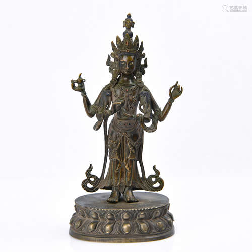 Bronze Figure Of Sarvanivarana