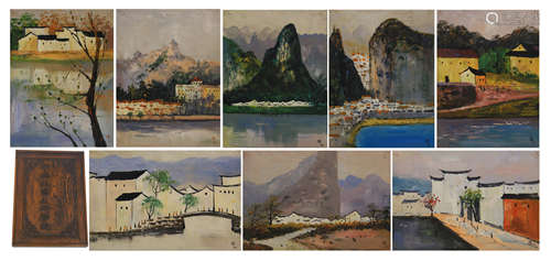 20 Pieces Painting With WuGuanZhong Mark