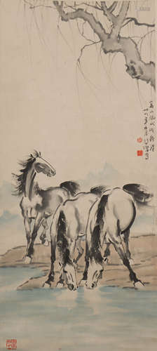 Chinese Painting With XuBeiHong Mark