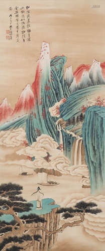 Chinese Painting With ZhangDaQian Mark