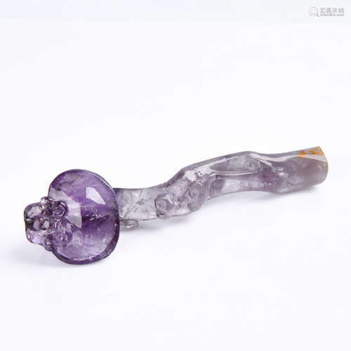 Chinese purple Crystal Ruyi