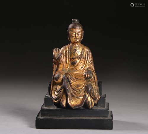 Bronze  Figure Of Shakyamuni Buddha